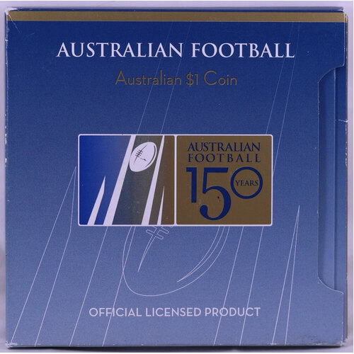 2008 1 Dollar Uncirculated Coin Australian Football AFL 150 Years