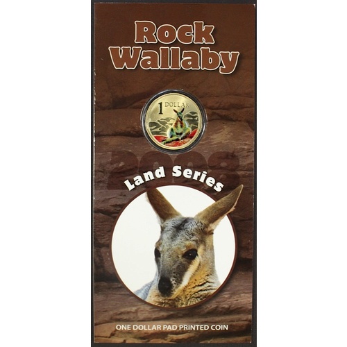 2008 1 Dollar Uncirculated Coin Land Series Rock Wallaby