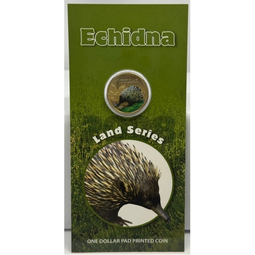 2008 1 Dollar Uncirculated Coin Land Series Echidna