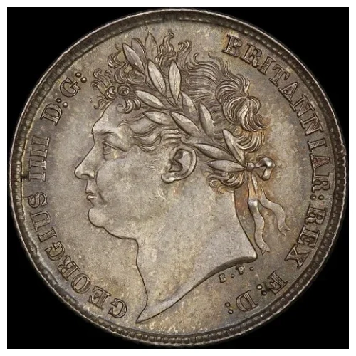 1825 Silver Sixpence George IV S# 3822 PCGS MS64