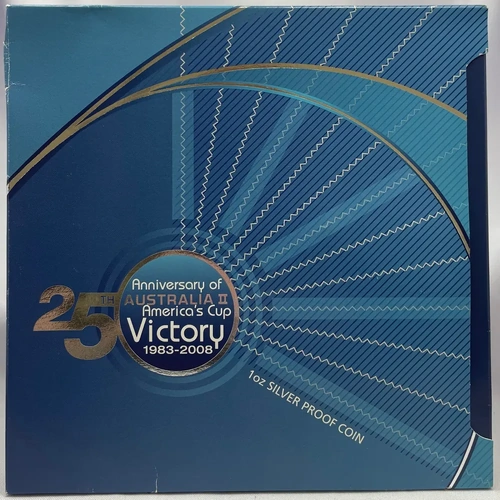 2008 Silver 1 Ounce Proof America's Cup - Australia II Victory