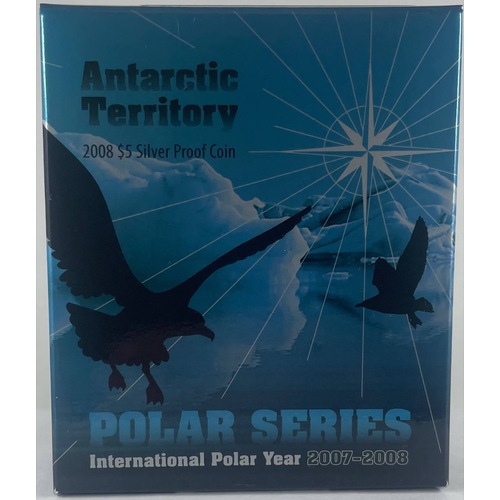 2008 Silver One Ounce Proof Polar Year Skua