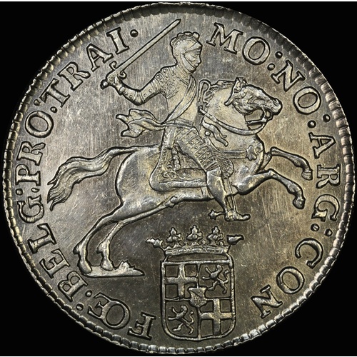 Netherlands (Utrecht) 1792 Silver 1/2 Rider Delm# 1055 about Unc