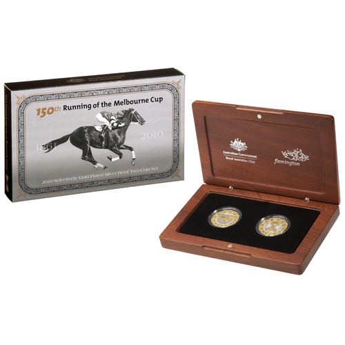 2010 Fifty Cent Proof Coin Set 150th Anniversary of the Melbourne Cup