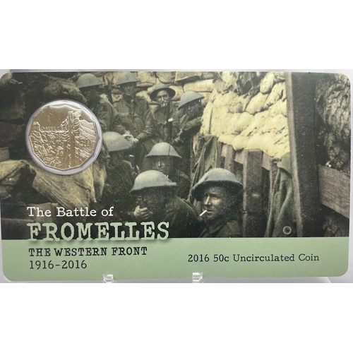 2016 50 Cent Uncirculated Coin The Western Front Fromelles
