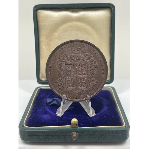 Sydney Mint 1919 Bronze Medallion in Presentation Case