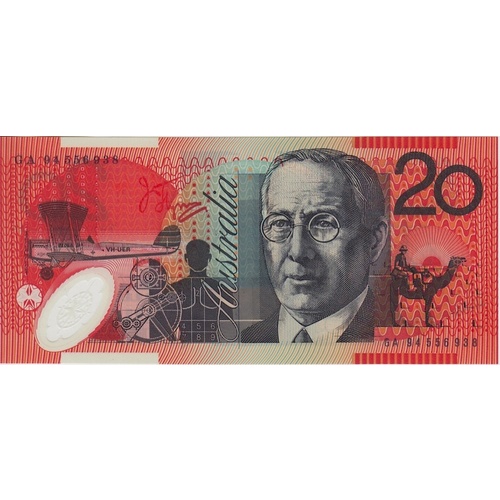 1994 $20 Note Fraser/Evans General Prefix R416a Uncirculated