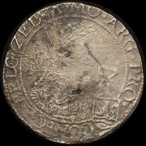 Netherlands (Zeeland) 1619 Silver Half Rijksdaalder Good Ex Batavia Shipwreck