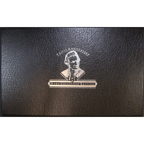 Australia 1994 Triple Anniversary Decimal Banknote Portfolio - $5, $50 & $100 First Prefix Notes