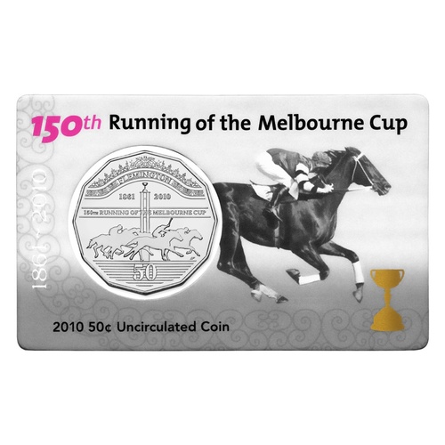 2010 50 Cent Uncirculated Coin Melbourne Cup