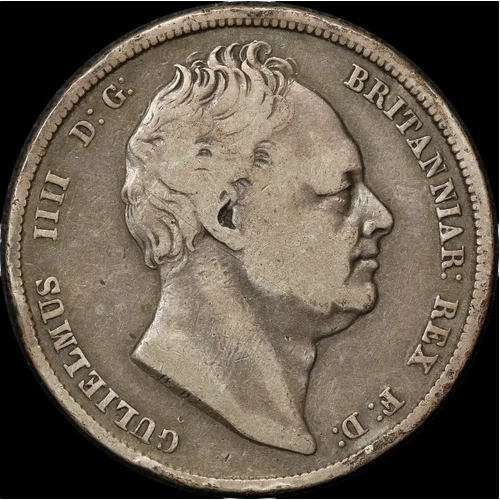 1836 Silver Half Crown William IV S#3834 good Fine