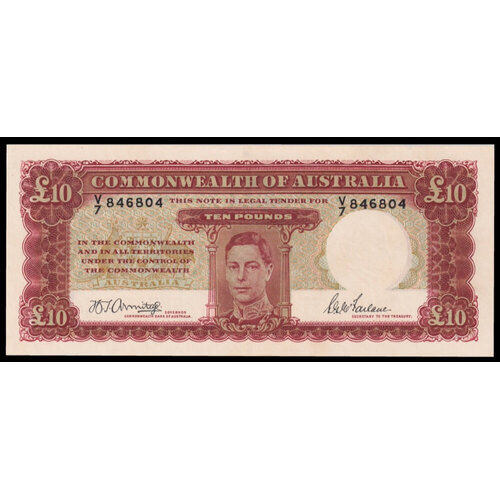 1943 Ten Pound Armitage/McFarlane R59 Extremely Fine