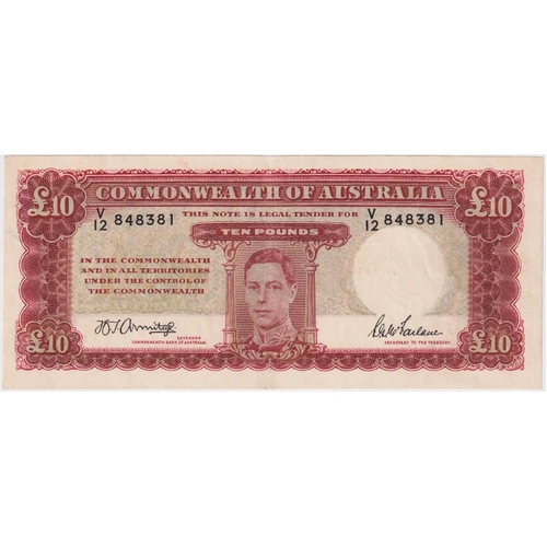 1943 Ten Pound Armitage/McFarlane R59 Extremely Fine