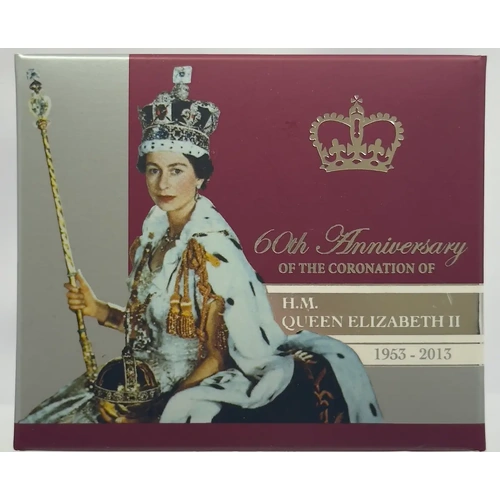 2013 Silver One Ounce Proof Coin QEII 60th Anniversary Coronation