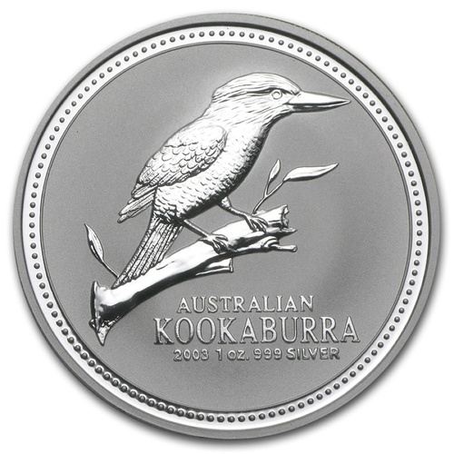 2003 Silver 1 Ounce Unc Coin Kookaburra