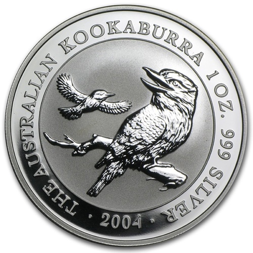 2004 Silver One Ounce Unc Coin Kookaburra