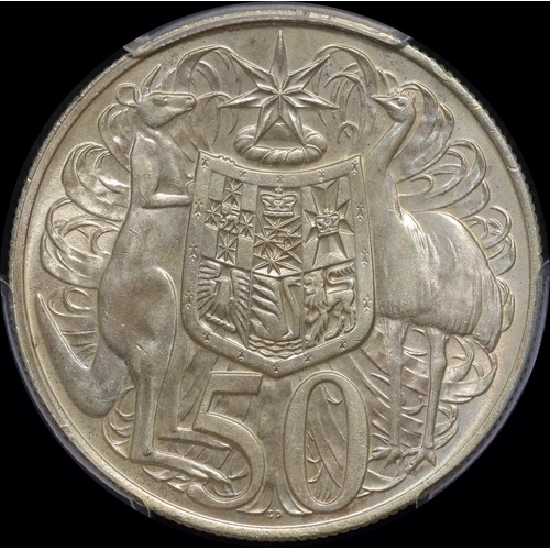 1966 50 Cent Silver Round Gem Unc (PCGS MS65)