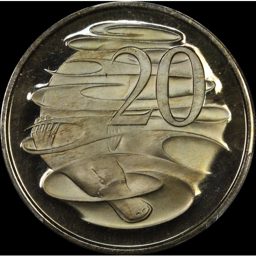 Australia 1966 Proof 20 Cents PCGS PR68DCAM
