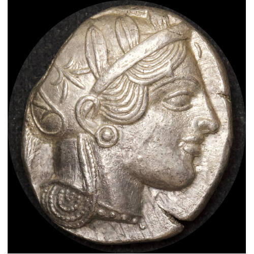 Ancient Greece (Attica) Athens Silver Tetradrachm 454-404 BC BC Owl EF