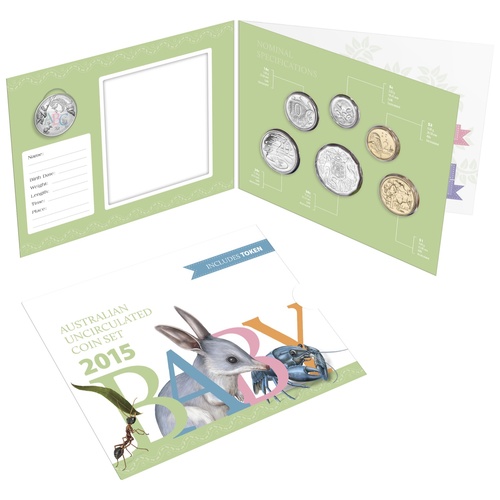 Australia 2015 Baby Uncirculated Mint Coin Set Alphabet theme