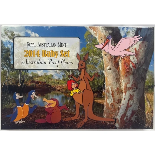 2014 Baby Proof Coin Set Dot and the Kangaroo