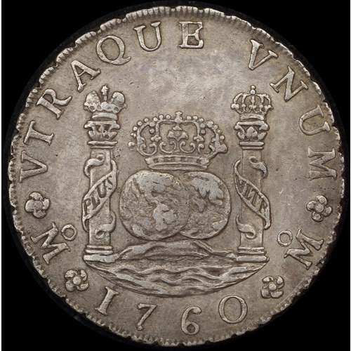 Mexico 1760 Silver 8 Reales KM# 105 EF