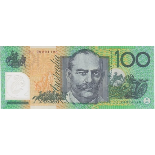 1999 $100 Note MacFarlane/Evans R618b Uncirculated