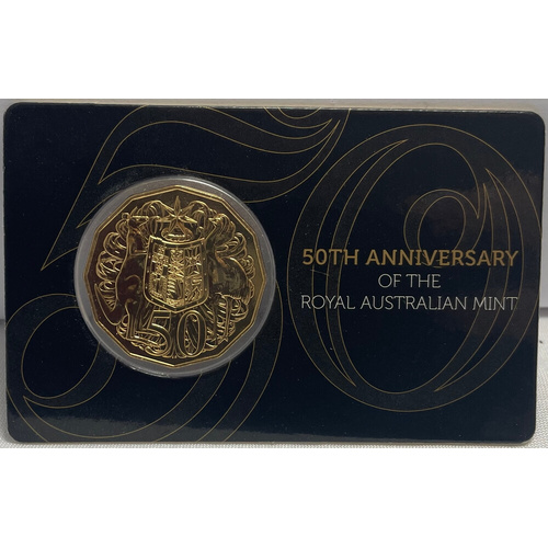 2015 Gold Plated 50 Cent Uncirculated Coin 50th Anniversary of The RAM