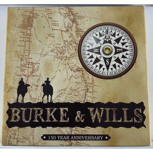 2010 Silver 1 Ounce Proof Burke and Wills