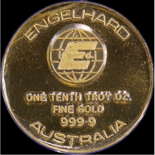 Engelhard Gold 1/10ozt 99.99% Pure Ingot 