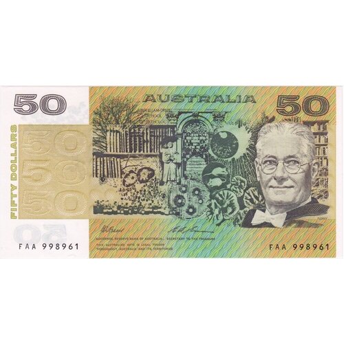 1993 $50 Note FAA Serials Fraser/Evans R515aF Uncirculated