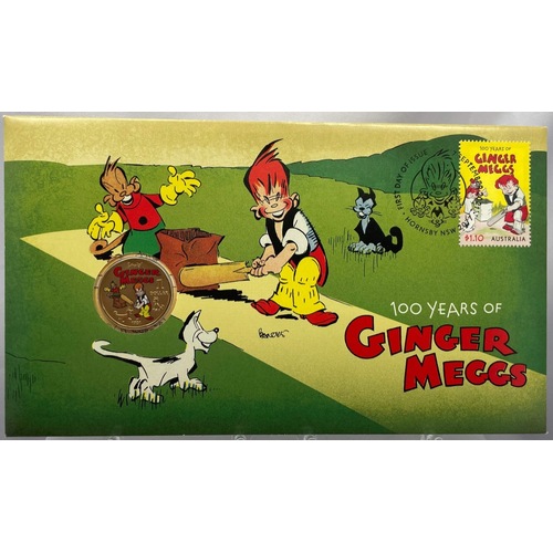 2021 1 Dollar PNC Ginger Meggs Centenary