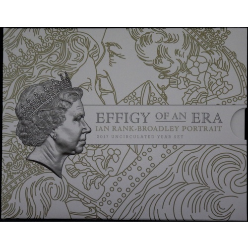 Australia 2017 Uncirculated Mint Coin Set - Effigy of an Era: The Ian Rank-Broadley Portrait