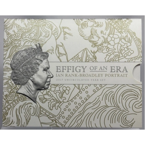 Australia 2017 Uncirculated Mint Coin Set - Effigy of an Era: The Ian Rank-Broadley Portrait