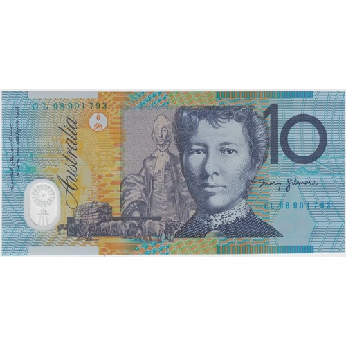 1998 $10 Note Macfarlane/Evans GL98 Last Prefix R318cL Uncirculated