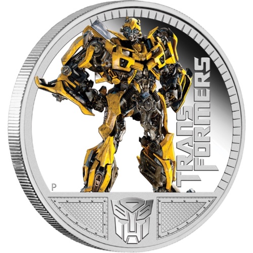 2011 Silver 1oz Proof Coin Transformers - Bumblebee