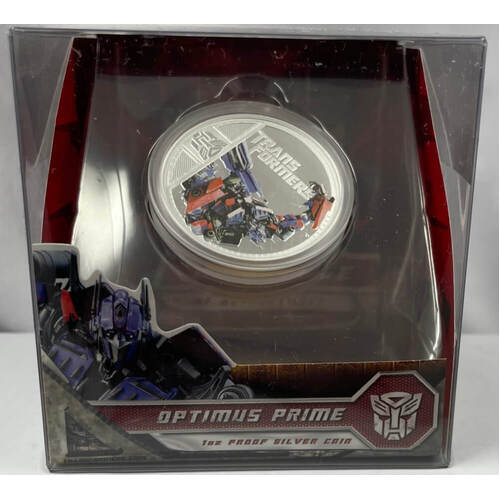 2011 Silver 1oz Proof Transformers - Optimus Prime