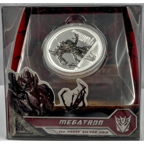2011 Silver 1oz Proof Transformers - Megatron