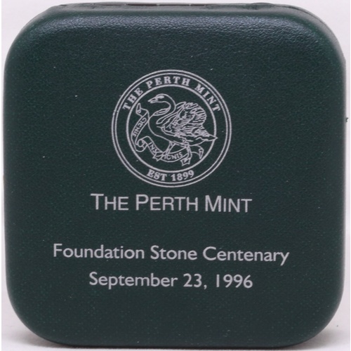 1996 Silver One Ounce Unc Privy Mark Foundation Stone