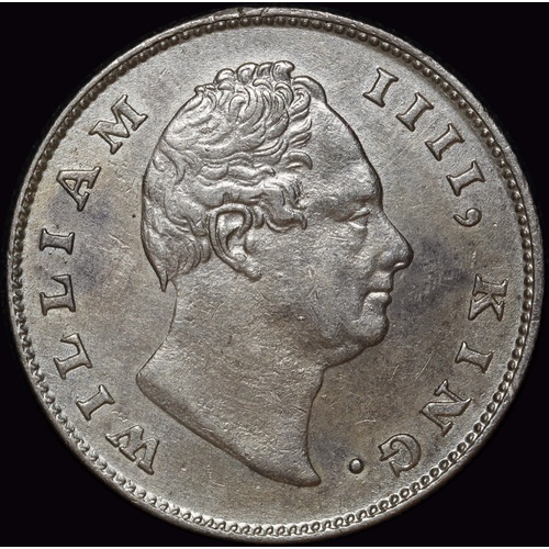 British India 1835 Silver Rupee KM# 450.1 GEF