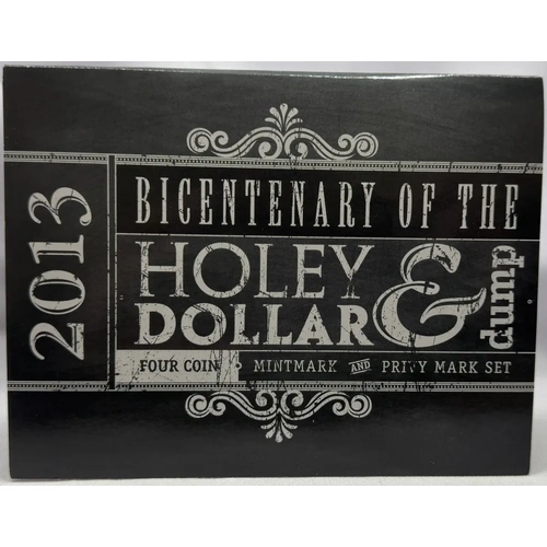 2013 4 Coin Privy Mark Set Bicentenary of the Holey Dollar