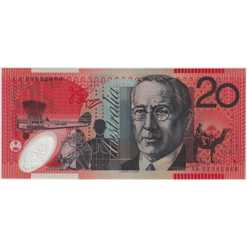 2003 $20 Note AA03 First Prefix Macfarlane/Henry R420bF Uncirculated