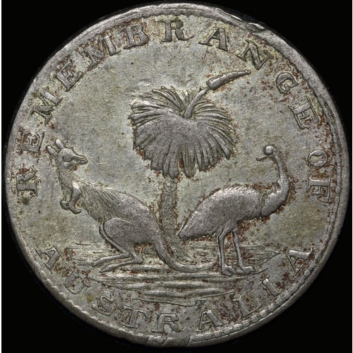 Hogarth & Erichsen Silver Threepence Token 1860 A# 691 Extremely Fine