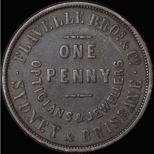 Flavelle Bros & Co Copper Penny Unknown A# 135 Very Fine