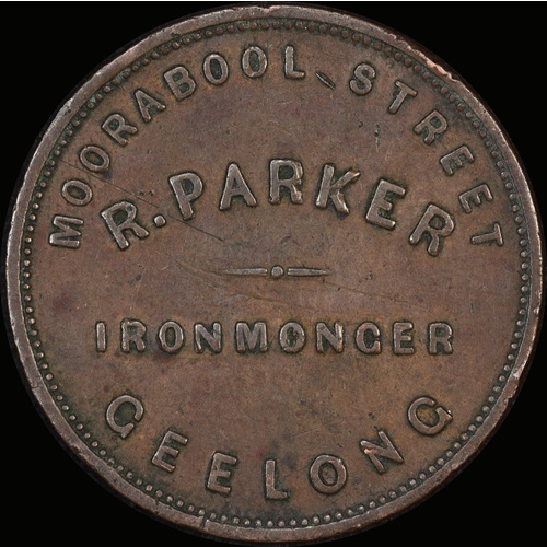 Parker R Copper Penny Unknown A# 410 about VF