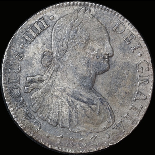 Mexico 1803 Silver 8 Reales KM#109 Good Fine