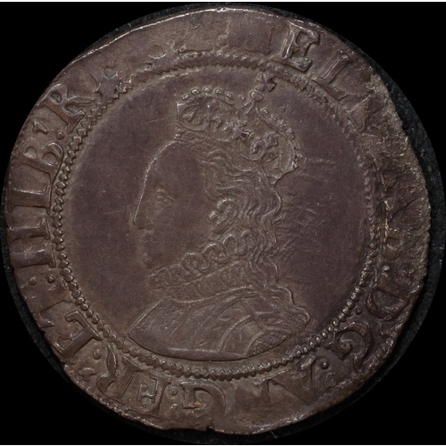 1594 ~ 1596 Silver Shilling Elizabeth I S# 2577 good VF