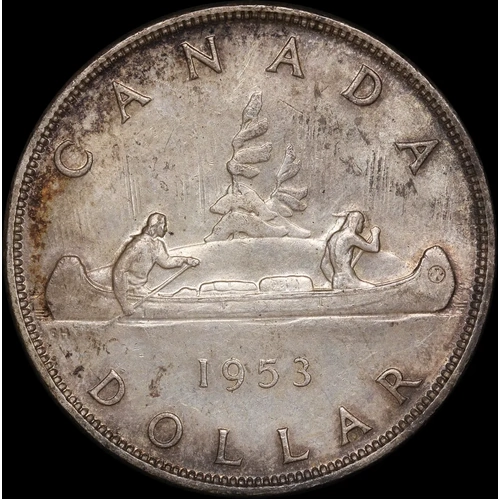 Canada 1953 Silver 1 Dollar KM# 54 Uncirculated