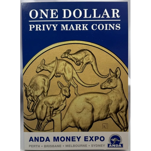 2017 1 Dollar 4 Coin Set ANDA Money Expo Privy Marks