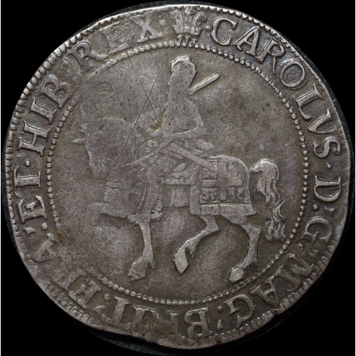 1625 ~ 1649 Silver Halfcrown Charles I S#2769 AVF